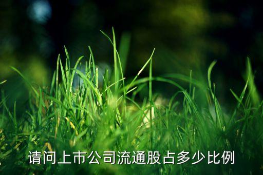 請(qǐng)問(wèn)上市公司流通股占多少比例