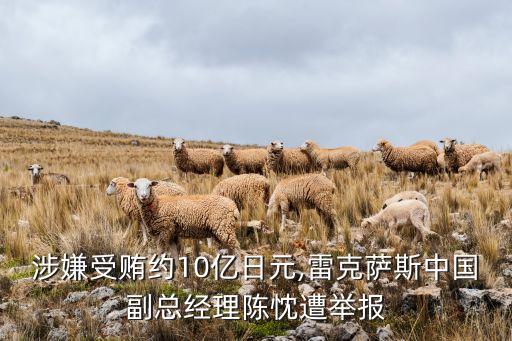 涉嫌受賄約10億日元,雷克薩斯中國副總經(jīng)理陳忱遭舉報