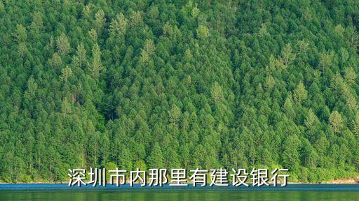 深圳市內(nèi)那里有建設銀行
