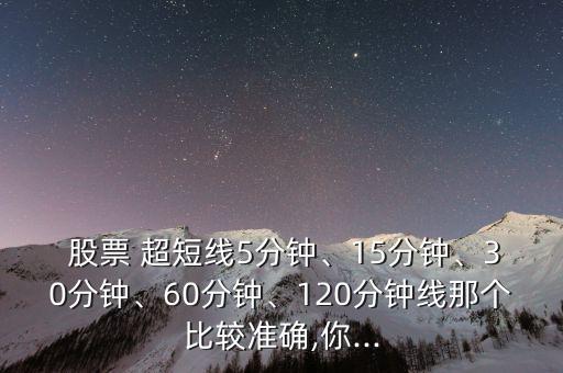  股票 超短線5分鐘、15分鐘、30分鐘、60分鐘、120分鐘線那個(gè)比較準(zhǔn)確,你...