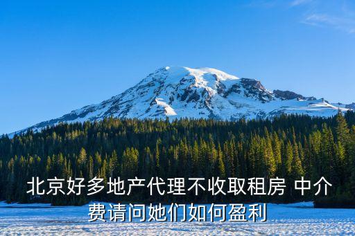 北京租賃中介賺錢嗎,北京商業(yè)地產租賃中介