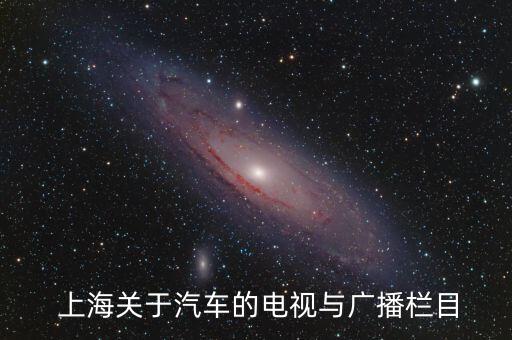  上海關(guān)于汽車(chē)的電視與廣播欄目