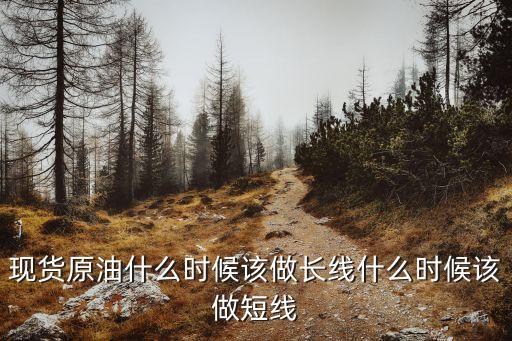 現(xiàn)貨原油什么時(shí)候該做長(zhǎng)線什么時(shí)候該做短線