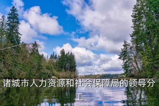 諸城市人力資源和社會保障局的領導分工