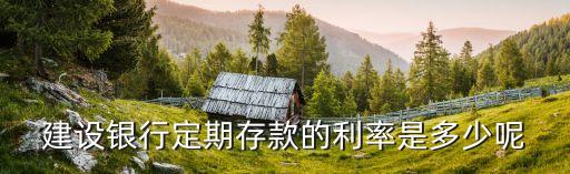 中國建設(shè)銀行整存整取計(jì)算器