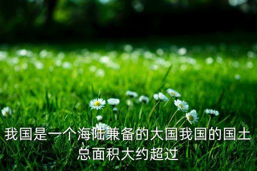 我國是一個(gè)海陸兼?zhèn)涞拇髧覈膰量偯娣e大約超過
