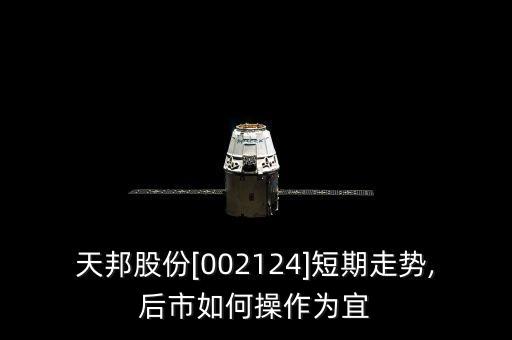 天邦股份[002124]短期走勢,后市如何操作為宜