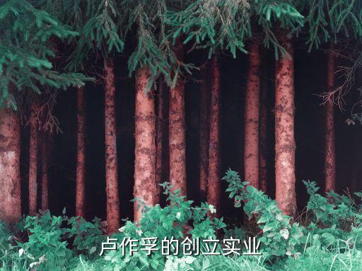 盧作孚的創(chuàng)立實業(yè)