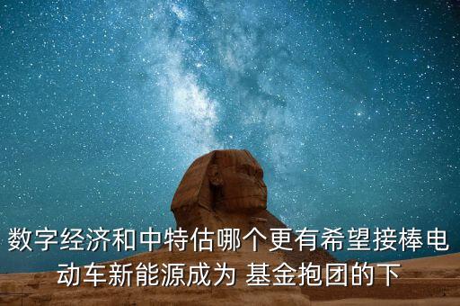 數(shù)字經(jīng)濟和中特估哪個更有希望接棒電動車新能源成為 基金抱團的下