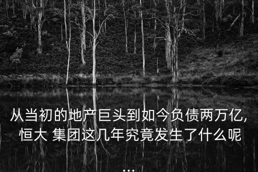 恒大集團(tuán)投資大方,2023年有人給恒大集團(tuán)投資嗎?