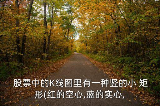  股票中的K線圖里有一種豎的小 矩形(紅的空心,藍(lán)的實心,