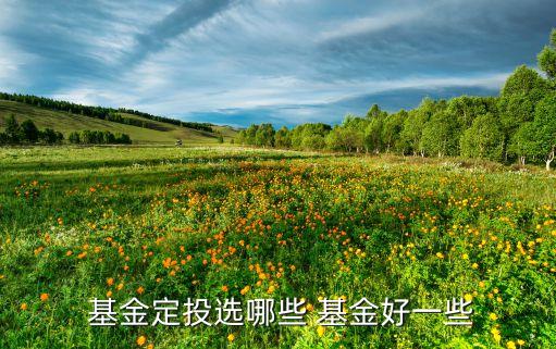挑選好基金,挑選基金的標(biāo)準(zhǔn)有哪些