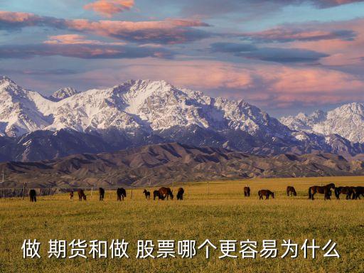股票期貨好復雜,期貨復雜還是股票復雜