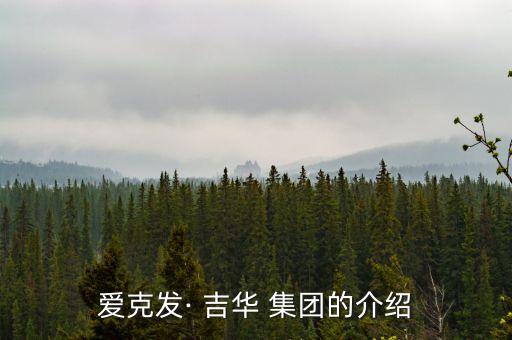 愛克發(fā)· 吉華 集團(tuán)的介紹