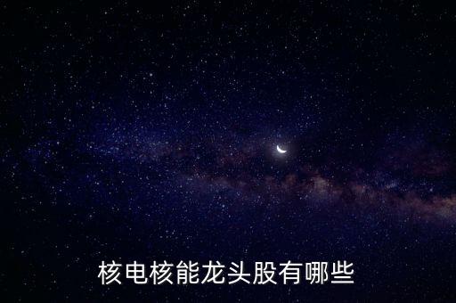 核電核能龍頭股有哪些