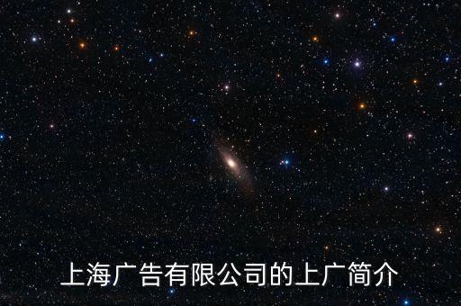 上海廣告有限公司的上廣簡介