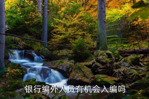  銀行編外人員有機(jī)會入編嗎