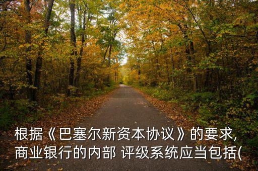 商業(yè)銀行債項評級方法