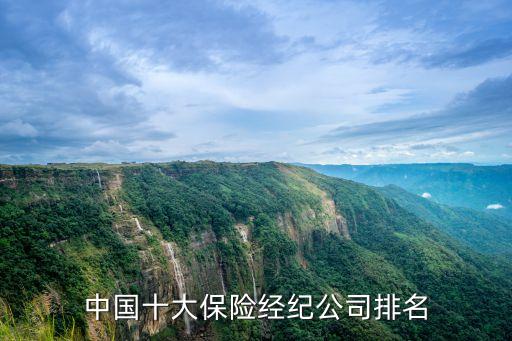 中國十大保險經(jīng)紀公司排名
