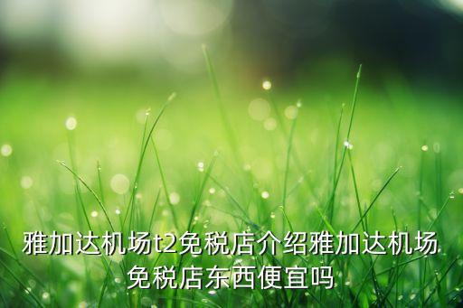 雅加達(dá)機(jī)場t2免稅店介紹雅加達(dá)機(jī)場免稅店東西便宜嗎