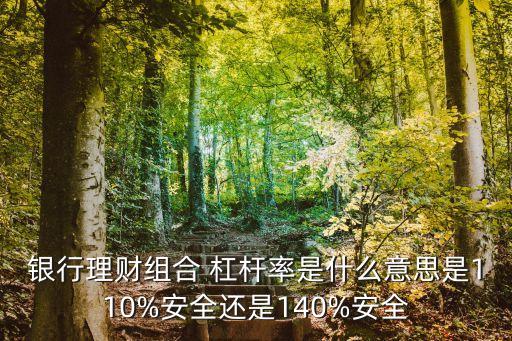 銀行理財(cái)組合 杠桿率是什么意思是110%安全還是140%安全