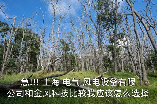 急!!! 上海 電氣 風(fēng)電設(shè)備有限公司和金風(fēng)科技比較我應(yīng)該怎么選擇