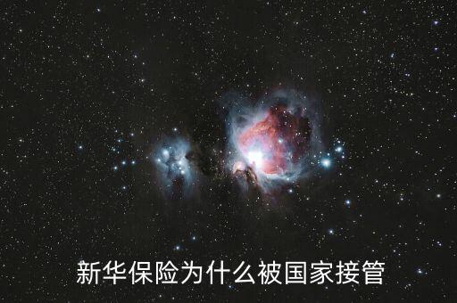  新華保險(xiǎn)為什么被國(guó)家接管