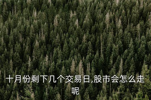 十月份剩下幾個(gè)交易日,股市會(huì)怎么走呢