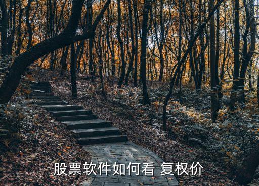 股票軟件如何看 復權(quán)價