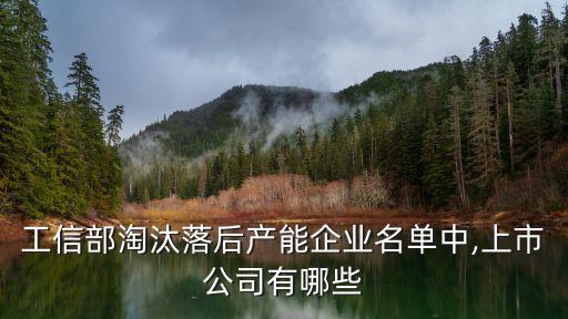 工信部淘汰落后產(chǎn)能企業(yè)名單中,上市公司有哪些