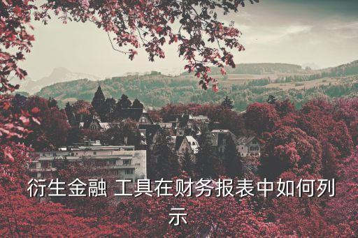  衍生金融 工具在財(cái)務(wù)報(bào)表中如何列示