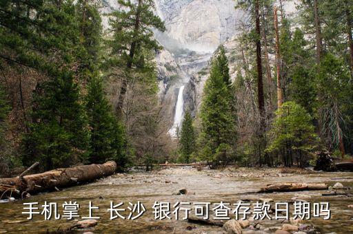 手機(jī)掌上 長(zhǎng)沙 銀行可查存款日期嗎