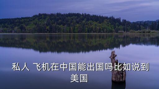  私人 飛機在中國能出國嗎比如說到美國