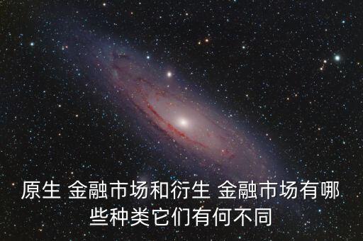 原生 金融市場(chǎng)和衍生 金融市場(chǎng)有哪些種類它們有何不同