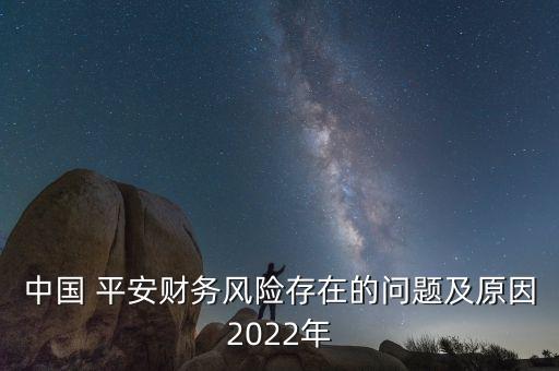 中國 平安財務風險存在的問題及原因2022年