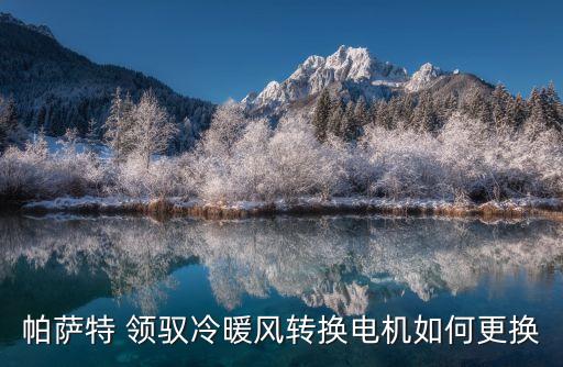帕薩特 領(lǐng)馭冷暖風(fēng)轉(zhuǎn)換電機如何更換