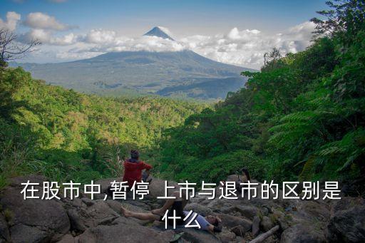 在股市中,暫停 上市與退市的區(qū)別是什么