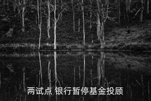 兩試點(diǎn) 銀行暫?；鹜额? class=