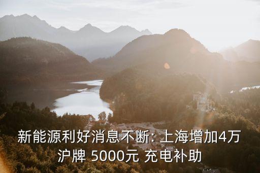 上海充電基礎(chǔ)設(shè)施財(cái)政補(bǔ)貼的政策