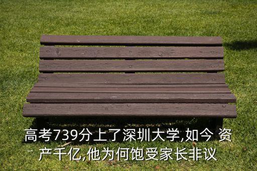高考739分上了深圳大學(xué),如今 資產(chǎn)千億,他為何飽受家長(zhǎng)非議