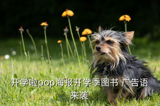 開學(xué)啦pop海報(bào)開學(xué)季圖書 廣告語(yǔ)來襲