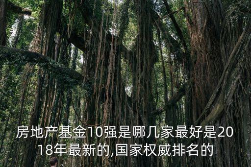 房地產(chǎn)基金10強(qiáng)是哪幾家最好是2018年最新的,國(guó)家權(quán)威排名的