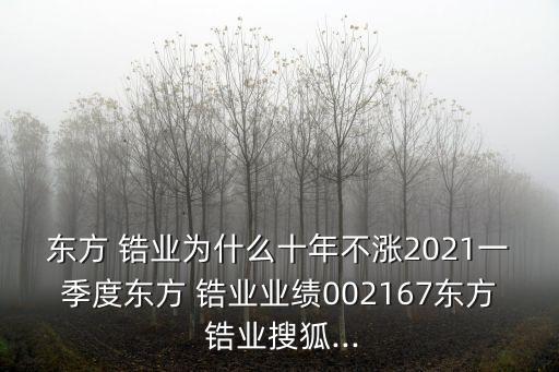東方 鋯業(yè)為什么十年不漲2021一季度東方 鋯業(yè)業(yè)績002167東方 鋯業(yè)搜狐...