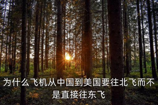 為什么飛機(jī)從中國(guó)到美國(guó)要往北飛而不是直接往東飛