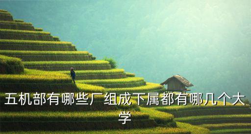 五機部有哪些廠組成下屬都有哪幾個大學(xué)