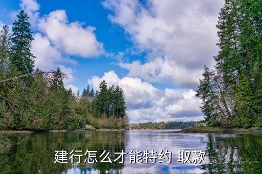 建設(shè)銀行如何預約取款