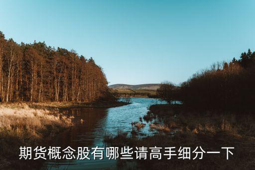 期貨概念股有哪些請(qǐng)高手細(xì)分一下