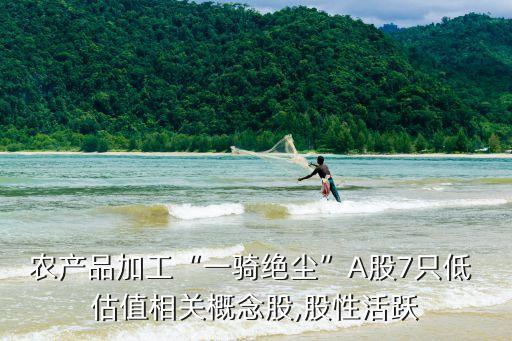 農(nóng)產(chǎn)品加工“一騎絕塵”A股7只低 估值相關概念股,股性活躍