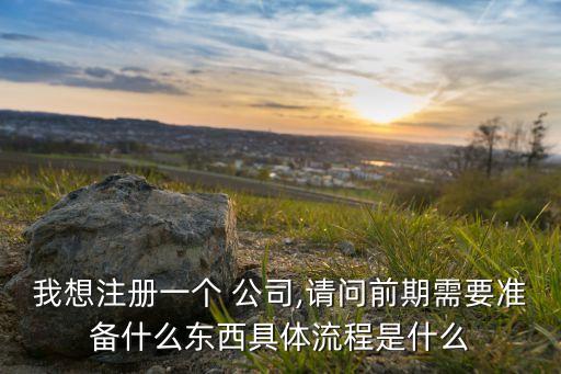 我想注冊(cè)一個(gè) 公司,請(qǐng)問(wèn)前期需要準(zhǔn)備什么東西具體流程是什么