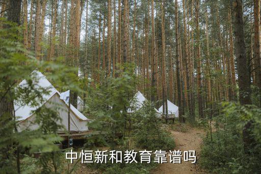 中恒新和教育靠譜嗎